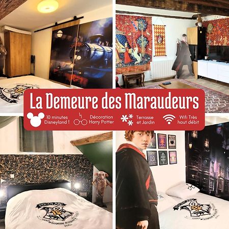 La Demeure Des Maraudeurs -10Min Disney-Jardin & Bbq Villiers-sur-Morin Dış mekan fotoğraf